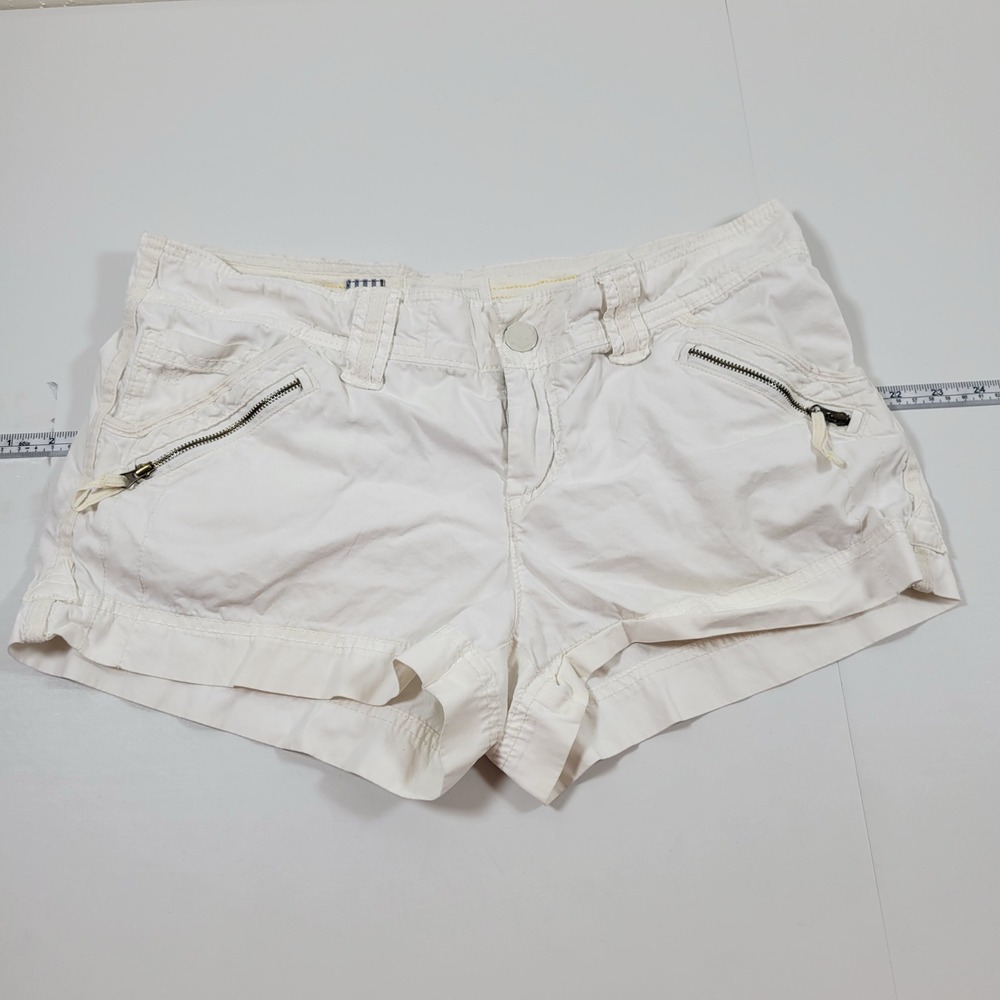 Vintage Y2K American Eagle Cargo Short Women 8 Excellent Zipper Pockets Cotton